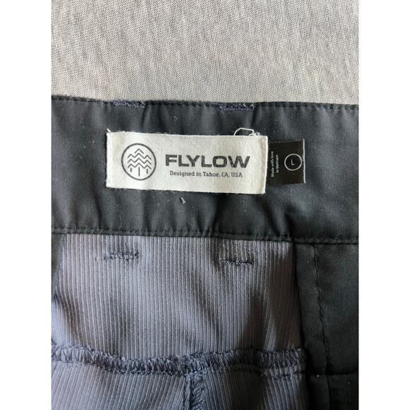 Flylow Women’s large corduroy dark gray shorts classic cords beach leisure - Picture 6 of 6